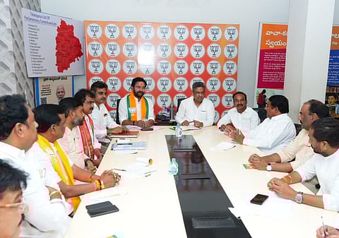 BJP national general secretary and Telangana unit in-charge Sunil Bansal reviewed the ongoing membership drive with party MPs, MLAs and MLCs.