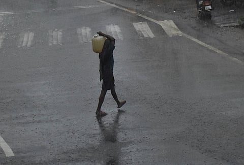 Heavy rain disrupts normal life in Thoothukudi, schools and colleges closed as IMD warns of potential depression formation in Bay of Bengal