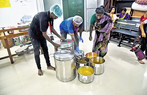 The NGO distributes seven to eight lakh plates of food per month in three states