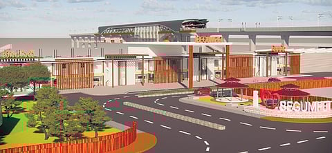 An artistic rendition of the revamped Begumpet railway station