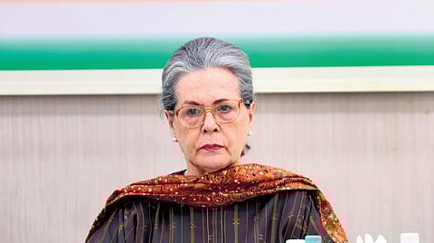 Congress parliamentary party chairperson Sonia Gandhi.
