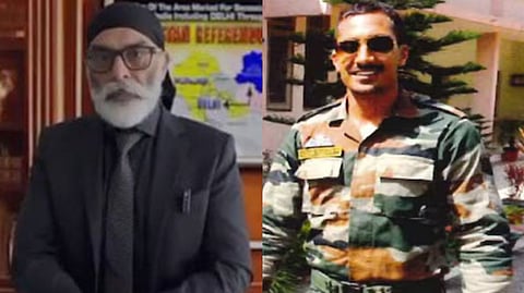 A collage of Khalistani separatist Gurpatwant Singh Pannun (L) and former Indian intelligence officer Vikas Yadav.