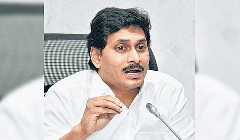 Highlighting the Disha initiative of the previous YSRC government, the former chief minister said 1.56 crore people downloaded Disha App, and 31,607 women and girls were protected through it.