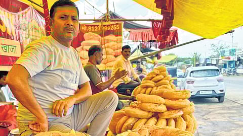 A khaja seller