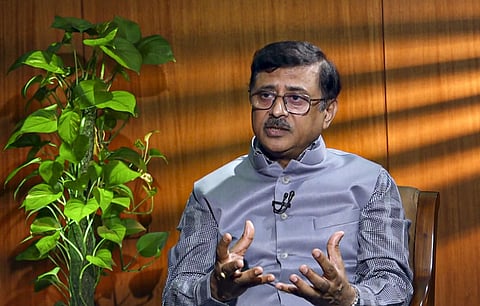 Sanjay Verma, Indian envoy recalled from Canada, during an interview with PTI, in New Delhi, Wednesday.