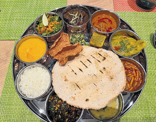 A traditional thali