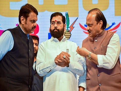 Mahayuti leaders hold meeting with Home Minister Amit Shah regarding Maharashtra seat-sharing