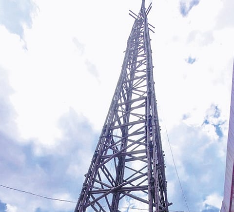 Raipur Diary | Tallest bamboo tower inspired by Eiffel Tower