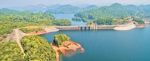 Mani dam in Mastikatte, Shivamogga district