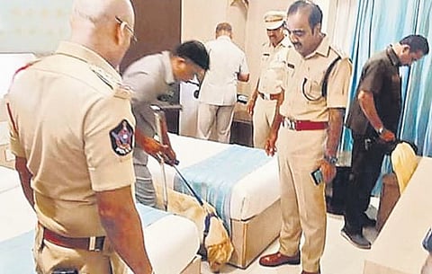 Hotels in the city have been advised to remain vigilant for suspicious activity or unclaimed items.