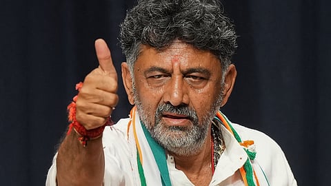 Karnataka state Deputy Chief Minister and KPCC president DK Shivakumar