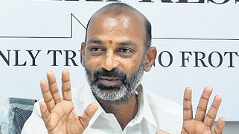 Minister of State (MoS) for Home Affairs Bandi Sanjay Kumar