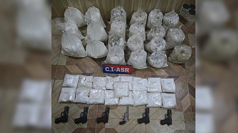 Punjab police busts a cross-border smuggling racket on Sunday.