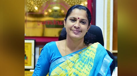 former district panchayat president and CPM leader P.P. Divya.