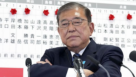 Japan's Prime Minister Shigeru Ishiba