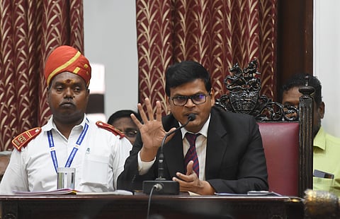 A Greater Chennai Corporation Council meeting was held at the Ripon Building, with Corporation Commissioner J. Kumaragurubaran,