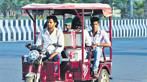 E-rickshaws in Delhi