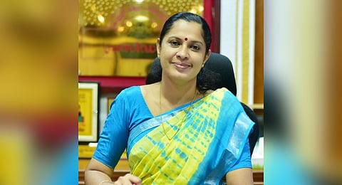 P P Divya, former president of Kannur panchayat