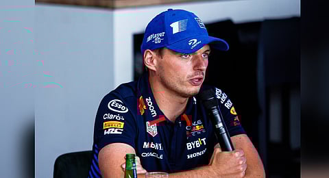 Three-time world champion Max Verstappen