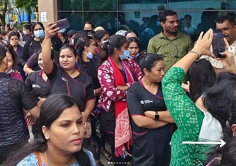 Black Diwali observed by women gig workers across 11 major Indian cities today.