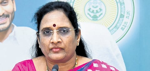 Former chairperson of the Andhra Pradesh Women’s Commission Vasireddy Padma