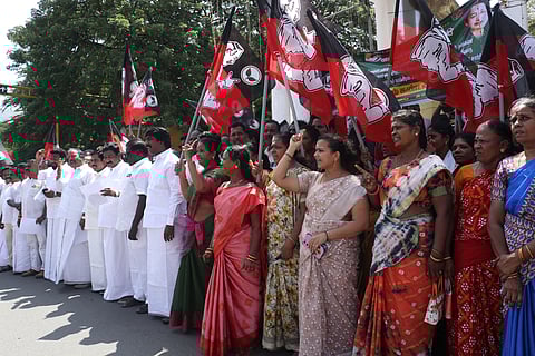 None of the promised essential items at a subsidised price was distributed to people in 20 constituencies, says AIADMK state secretary A Anbazhagan