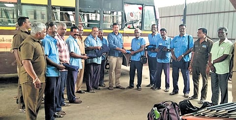 TNSTC has also decided to give uniform stitching charge of Rs 400 per set to each of the bus drivers and conductors