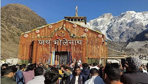 The revered portals of the world-famous Kedarnath Dham, the 11th Jyotirlinga, closed on Sunday for the winter season.