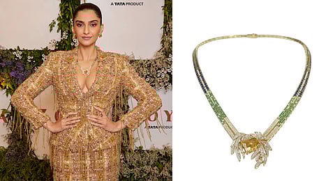 Sonam Kapoor wearing pieces from the ‘ALIVE’ collection