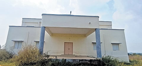 Despite the construction being incomplete, the stadium was inaugurated last year by a BRS MLA ahead of the Assembly elections.