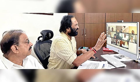 Uttam was addressing a video conference, which was attended by Deputy Chief Minister Mallu Bhatti Vikramarka and others