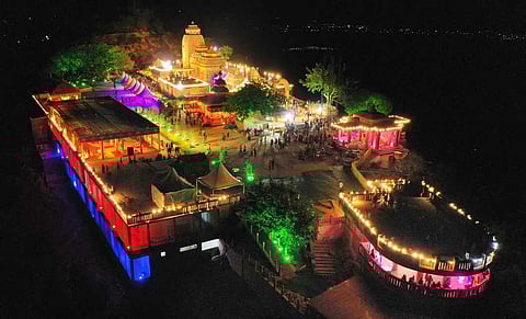Tara Tarini temple atop Kumari hill in Ganjam district