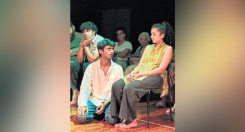 A still from the play