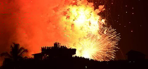 Following the incident, Edathala police registered a case against the person responsible for handling the explosives and the temple committee members on Wednesday. (Representative Image)