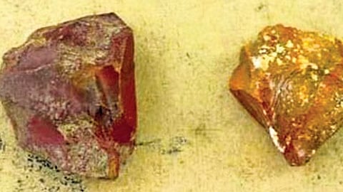 Stones used to make ancient ornaments, and tools for hunting animals