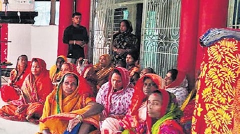 The women accused the temple priests and some people from upper caste of preventing them from offering milk to the deity at Siddheswari Ramachandi temple
