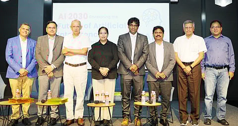 Renowned industry players inaugrating the CAIRL at T-Hub, Hyderabad.