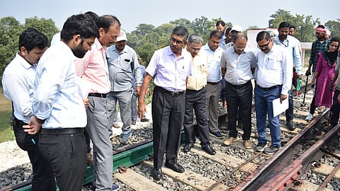 Commissioner of Railway Safety (CRS), southeastern circle Brijesh Mishra inspected the 16.2 km stretch has been found to be ready for movement of trains.