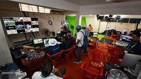 The KITE facility at the Kerala State school Sports meet venue