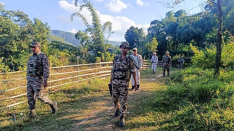 IG and DIG rank officers were in Jiribam to supervise and coordinate the efforts by the security forces to find the three women and three children, they said.