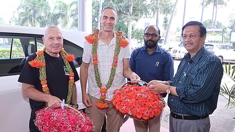 Agriculture experts welcomed in interactive meet in Centre for excellence in Reddiyarchatram in Dindigul