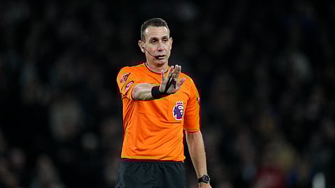 Referee David Coote.