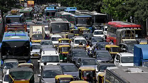 Traffic in Bengaluru