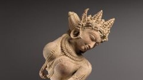 "Celestial Dancer", looted from a temple in Madhya Pradesh.