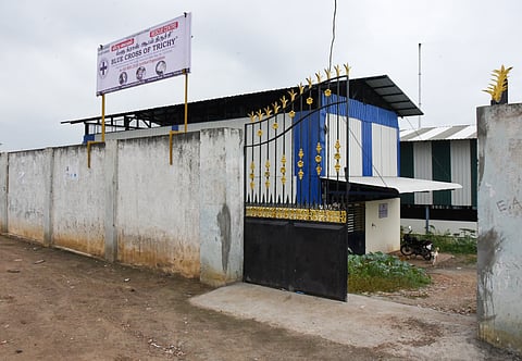 A view of the stray dog shelter in Tiruchy on Wednesday