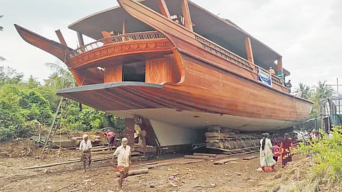 The new 140ft-long luxury dhow