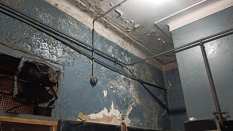 Pathetic condition of hostel of Maharani Cluster University