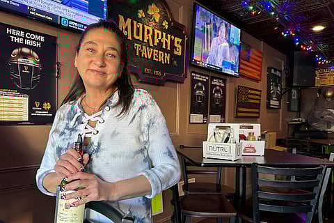 Mara Russo, a bartender at Murph's Tavern in Totowa, N.J., speaks about why she supported President-elect Donald Trump in 2024. Totowa, in suburban New York's Passaic County, went for a Republican for president for the first time since 1992.