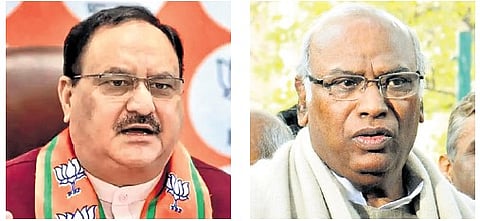 Attaching the complaints with its communication to Kharge and Nadda, the EC asked them to comment on the complaints against star campaigners of the other party.