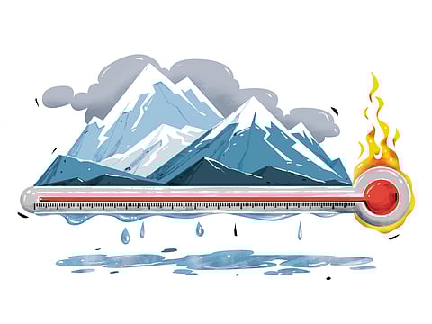 Hindu Kush Himalayas: Warming faster than global average